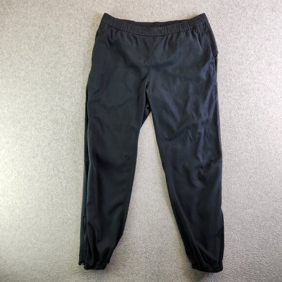 Lululemon Pants Womens 8 Black Essential Affinity Mid Rise Jogger Drapey Loose - Picture 1 of 16